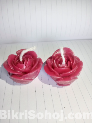 Rose Candle
